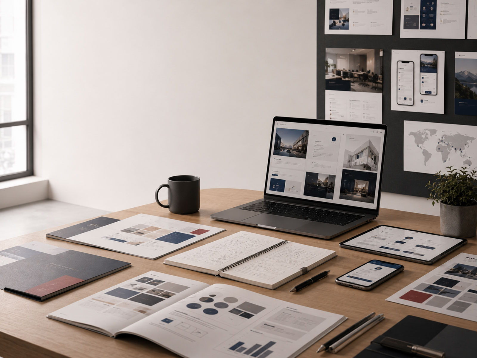 Brand and digital design presentation for Canadian technology and growing businesses